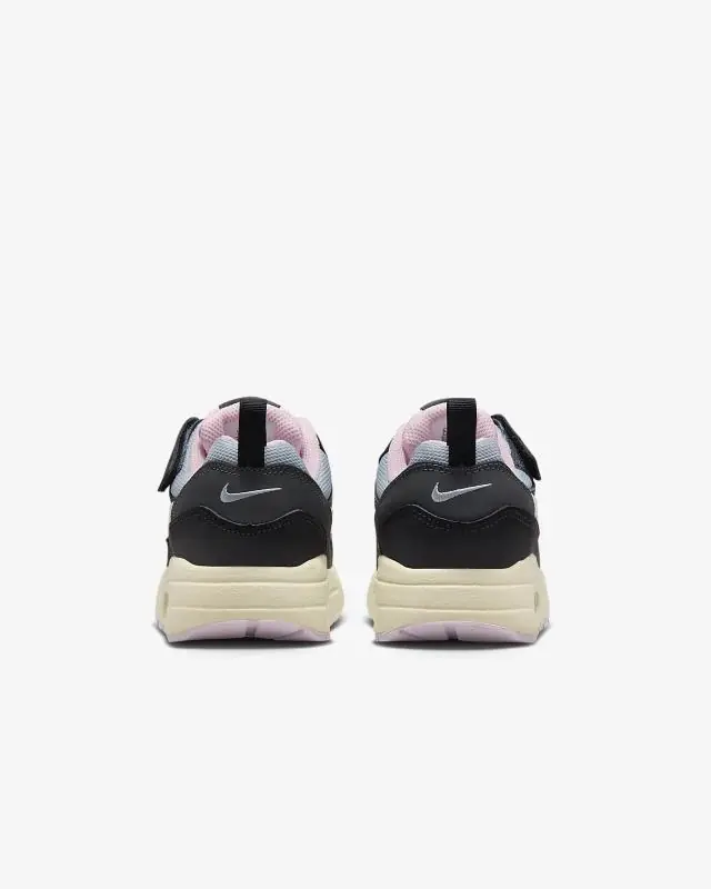 Nike Air Max 1 Easyon (PS) Black/Pink/Grey - Image 2