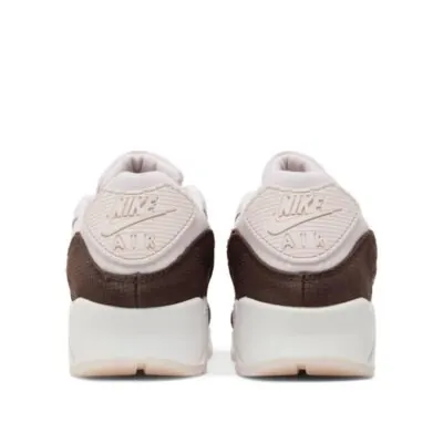 Nike Air Max 90 Leather Pearl Pink/Baroquue Brown - Image 3
