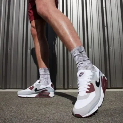 Nike Air Max 90 'White/Dark Team Red' - Image 4