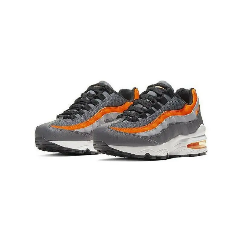 Nike Air Max 95 (Gs) 'Grey Total Orange' - Image 2