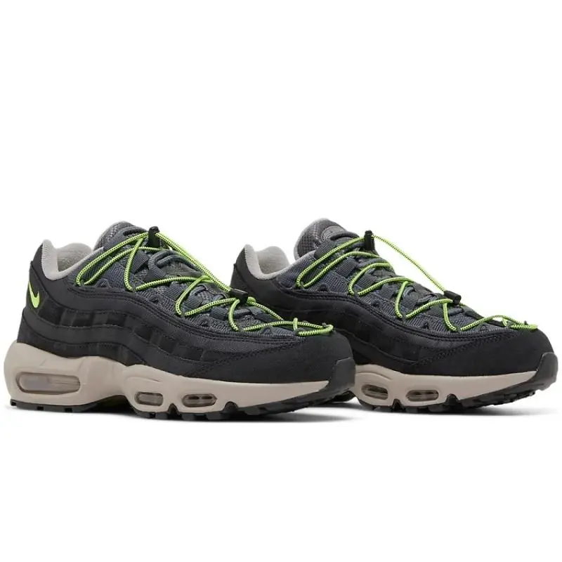 Nike Air Max 95 'Speed Lacing - Off Noir / Volt' - Image 2