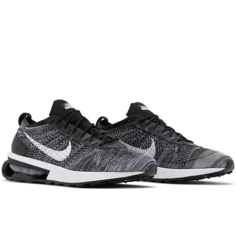 Nike Air Max Flyknit Racer - Black / White - Image 2