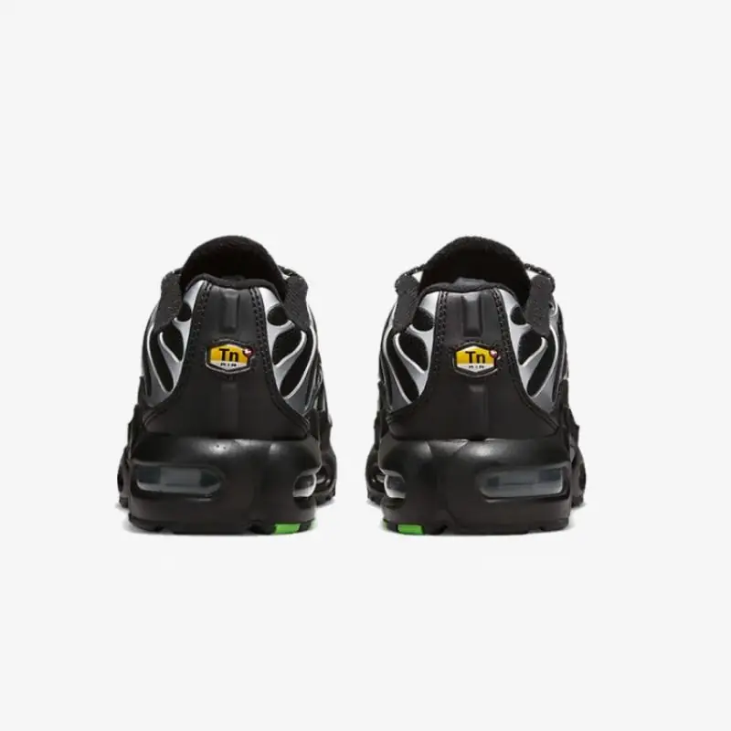 Nike Air Max Plus GS 'Black Silver Green' - Image 3