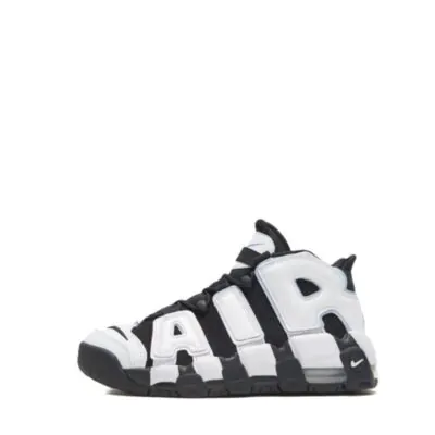 Nike Air More Uptempo (GS) 'Black/White' - Image 2