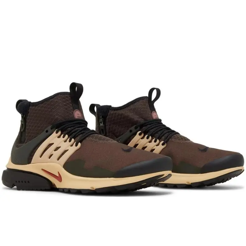 Nike Air Presto Mid Utility-Brown/Sesame - Image 2