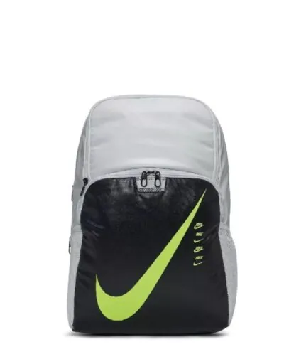 Nike Brasilia 9.0 XL Backpack Photo Dust/Dark Smoke Grey/Ghost Green