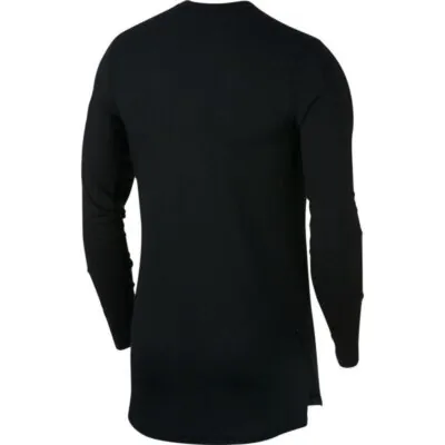 Nike Breathe Elite Long-Sleeve Basketball Top - Black/ Black - Image 2