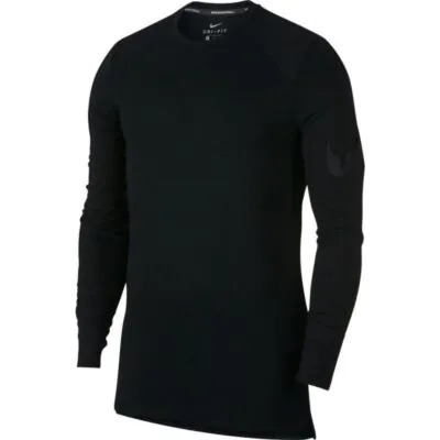 Nike Breathe Elite Long-Sleeve Basketball Top - Black/ Black
