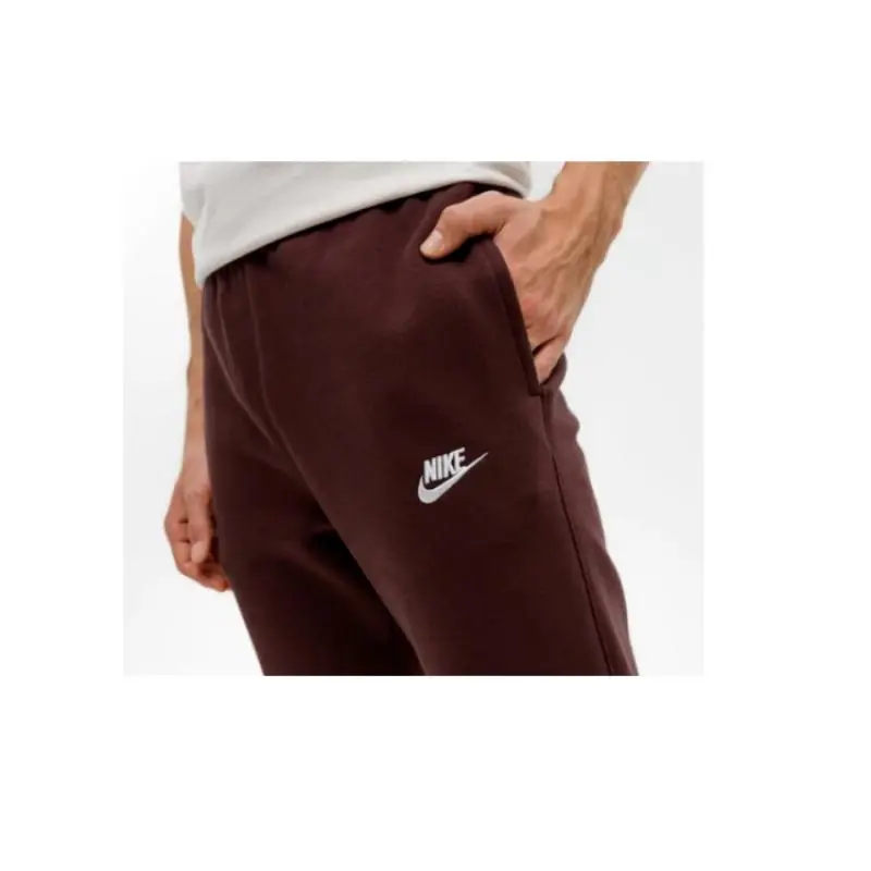 Nike Club Fleece Joggers 'Maroon' - Image 2