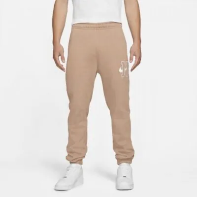 Nike Sportswear Club Fleece Trousers - Desert Dust - Image 2