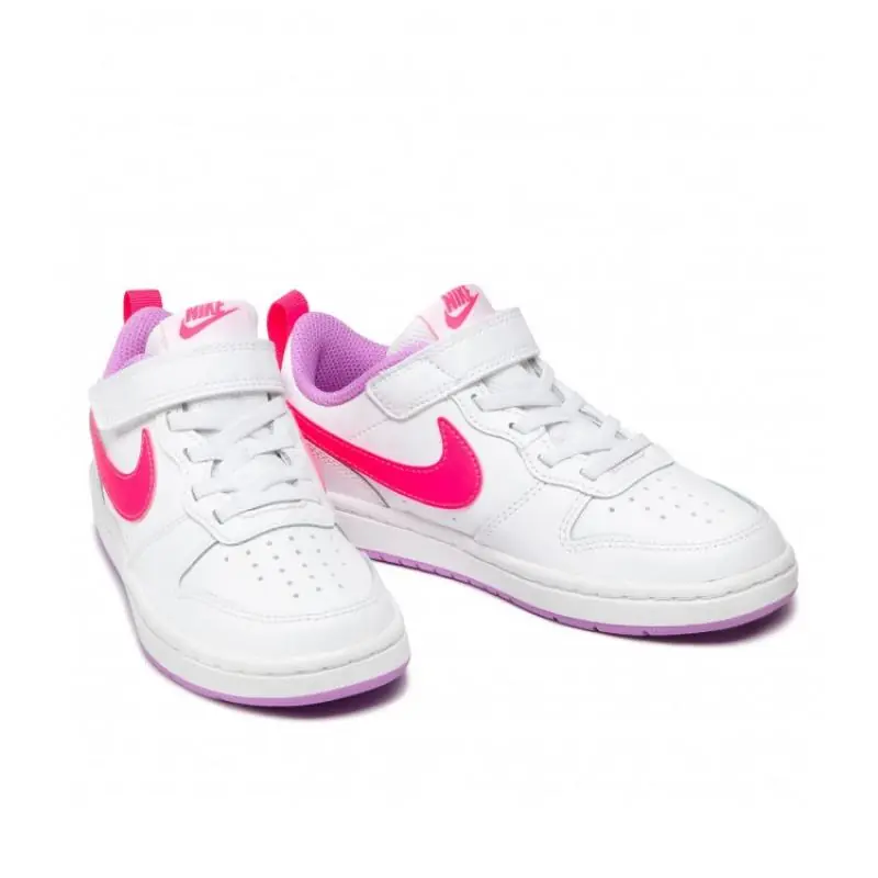 Nike Court Borough Low (PS) 'Hyper Pink' 2 - Image 2