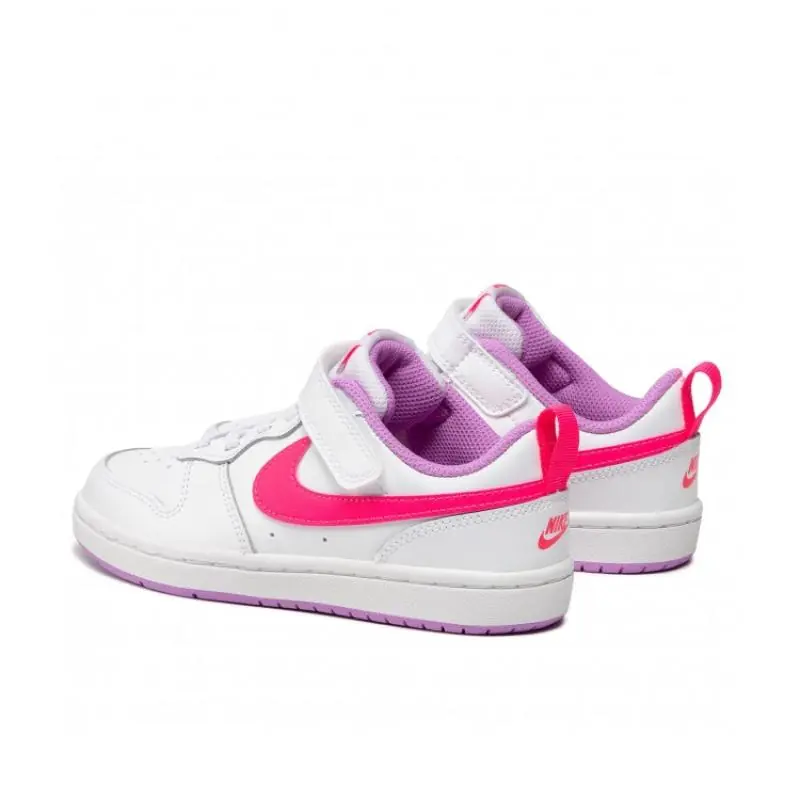 Nike Court Borough Low (PS) 'Hyper Pink' 2 - Image 3
