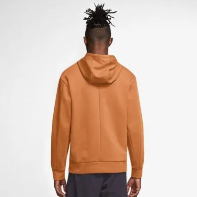 Nike Court Heritage Fleece Tennis Hoodie - Hot Curry - Image 3