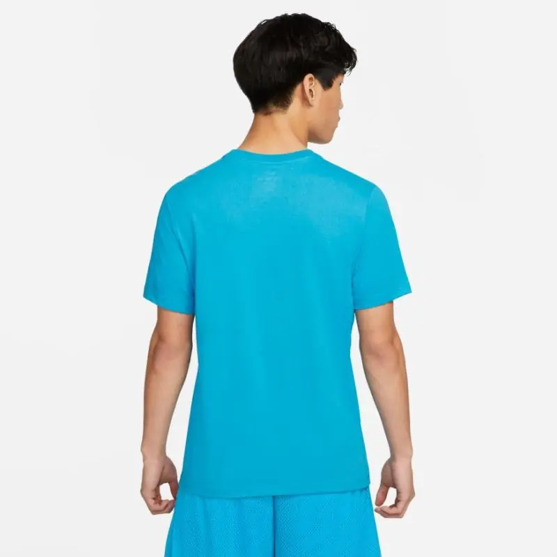 Nike Dri-Fit Basketball Before Breakfast T- Shirt - Laser Blue - Image 4