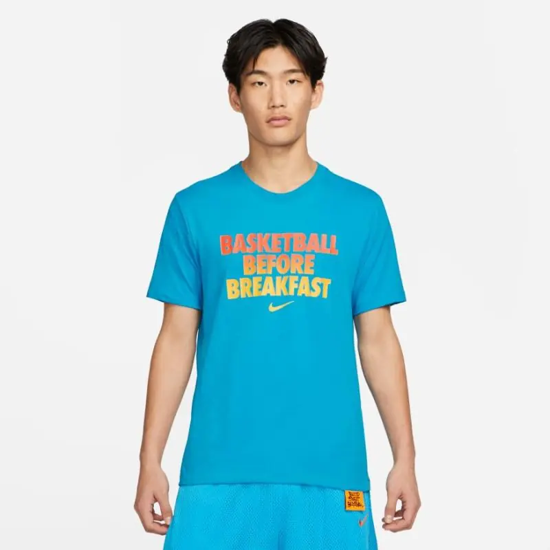 Nike Dri-Fit Basketball Before Breakfast T- Shirt - Laser Blue
