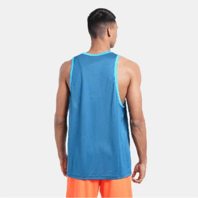 Nike Dri-FIT Basketball Crossover Jersey Blue/Orange - Image 2