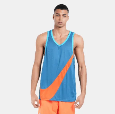 Nike Dri-FIT Basketball Crossover Jersey Blue/Orange