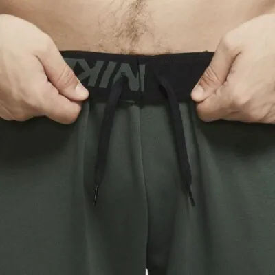 Nike Dri-Fit Tapered Training Pants - Olive/ Black - Image 4