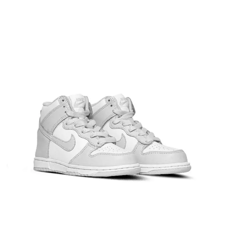 Nike Dunk High Retro (PS) 'White Vast Grey' - Image 2