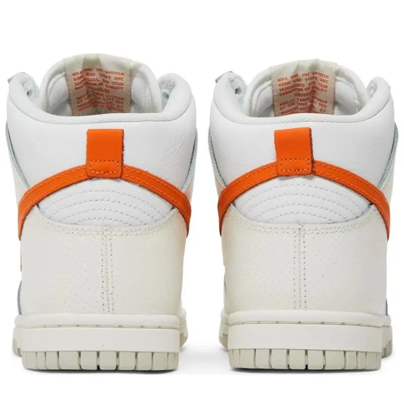Nike Dunk High (W) - White / Magma Orange - Image 3