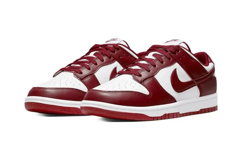 Nike Dunk Low - 'Team Red/White' - Image 3