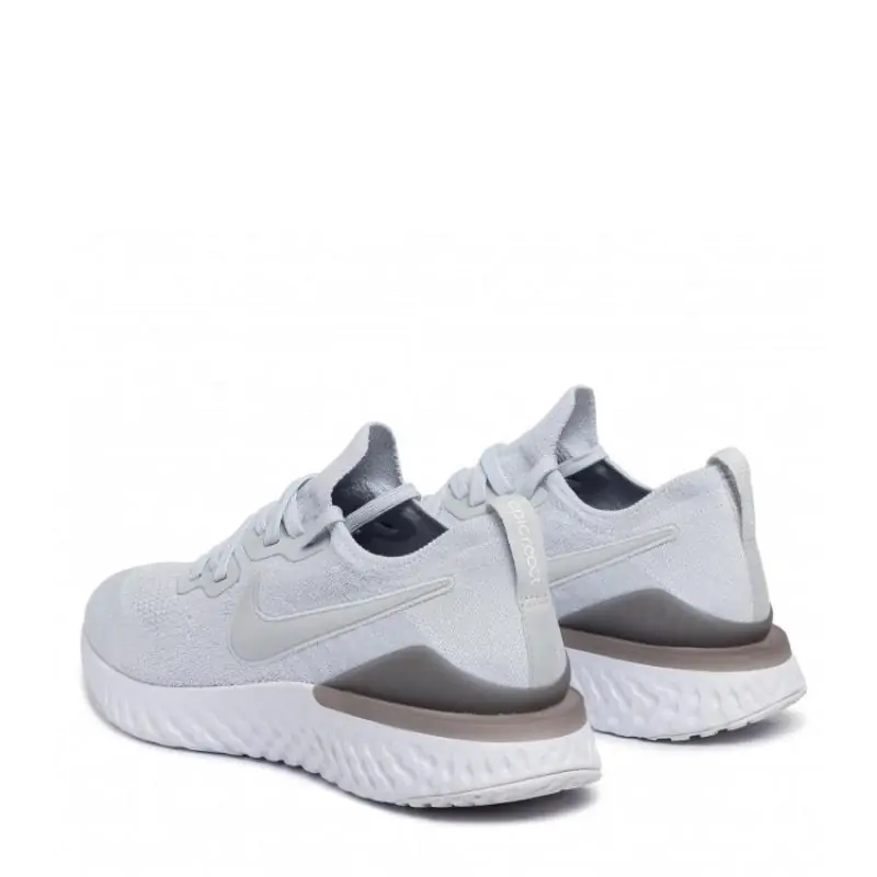 Nike Epic React Flyknit 'Pure Platinum' - Image 2