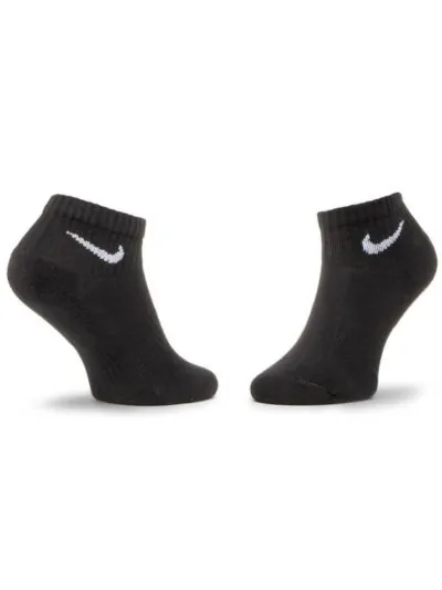 Nike Everyday Cushioned Training Ankle 3 Pair Socks - Black/ White - Image 2