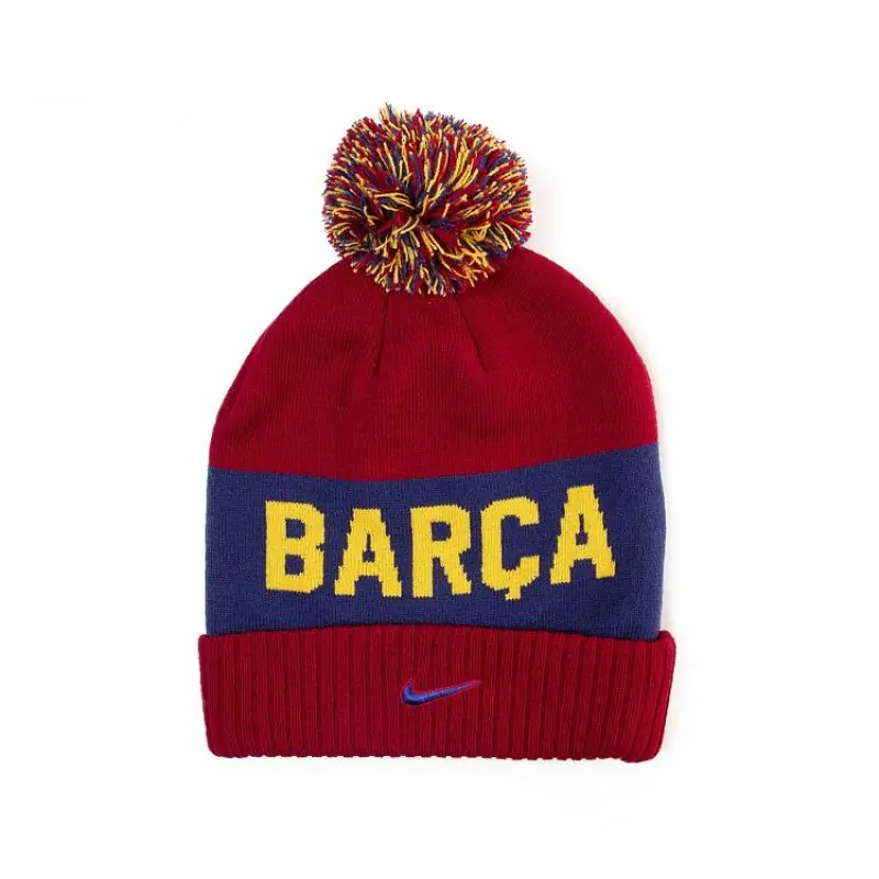 Nike FC Barcelona Pom Beanie