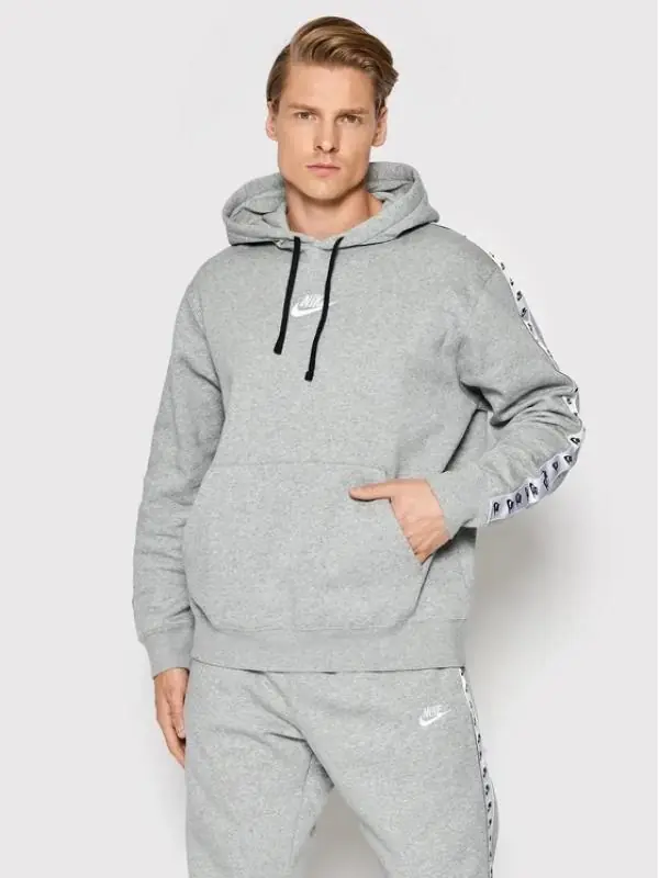 Nike Fleece Hoodie/Pulóver - Szürke