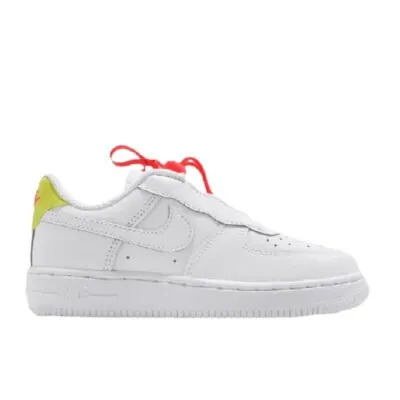 Nike Force 1 White/Bright Crimson/High Voltage