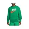 Nike French Terry Crew Pullover Green