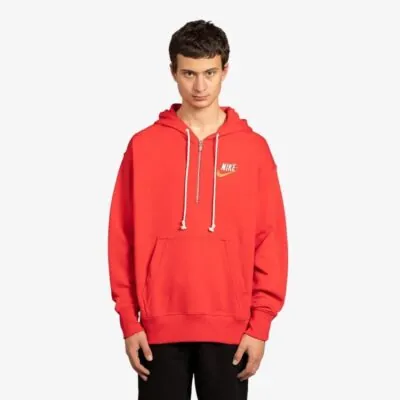 Nike French Terry Hoodie - Red