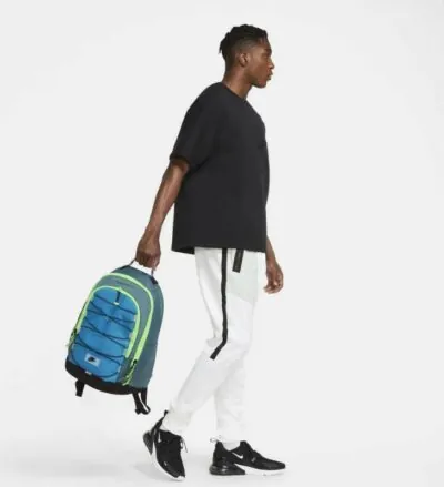 Nike Hayward 2.0 Backpack - Dark Teal Green/ Laser Blue/ Black - Image 4