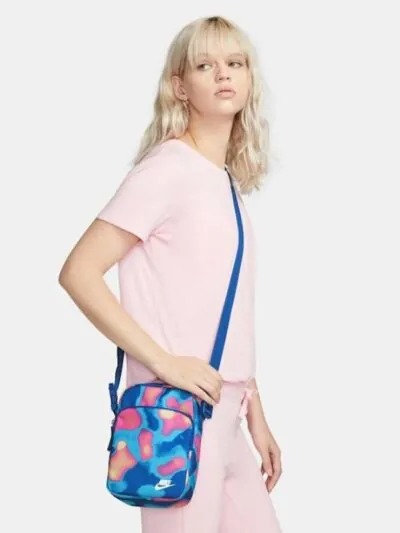 Nike Heritage Cross-Body Bag - Hyper Royal/Hyper Royal/White - Image 3