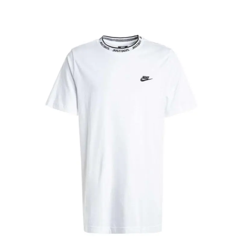 Nike Just Do It Script Neck Tee White/Black