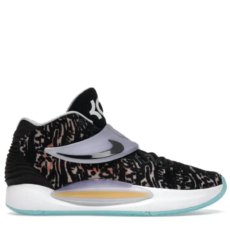Nike KD 14 'Floral - Purple/Gold/Black'