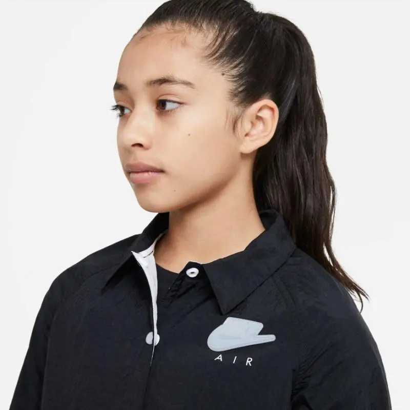Nike Kid's Sportswear Air Jacket - Black/ White - Image 2