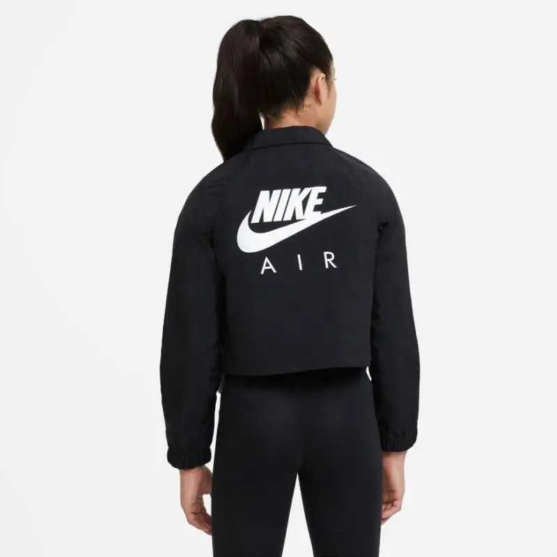 Nike Kid's Sportswear Air Jacket - Black/ White - Image 3