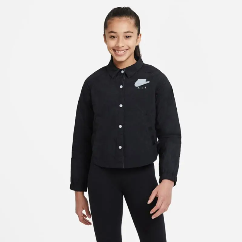 Nike Kid's Sportswear Air Jacket - Black/ White