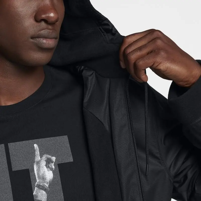 Nike LeBron Basketball Jacket - Black - Image 3