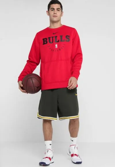 Nike NBA Chicago Bulls Spotlight Hoodie - University Red