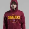 Nike NBA Cleveland Cavaliers Spotlight PO Hoodie - Team Red - Image 3