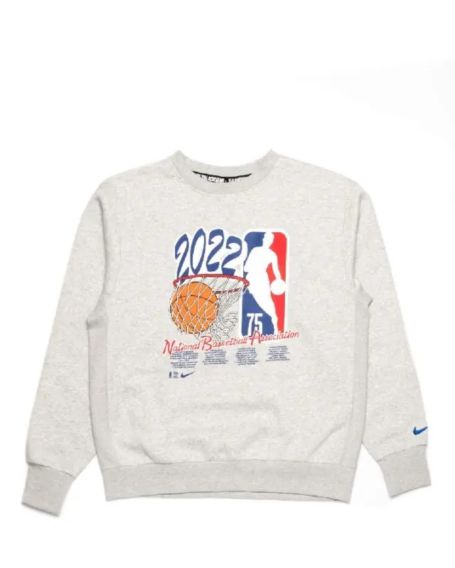 Nike NBA Fleece Team 31 Courtside Sweatshirt/Pulóver - Világos Szürke