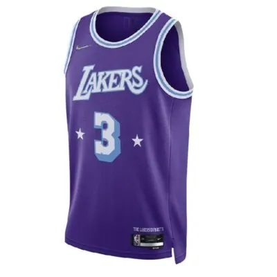 Nike NBA Los Angeles Lakers Anthony Davis Swingman City Edition Jersey 2021/22