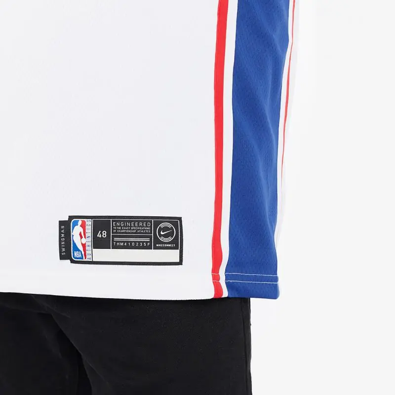 Nike NBA Philadelphia 76Ers Ben Simmons Association Edition Swingman Jersey/Kosaras Mez - White - Image 2