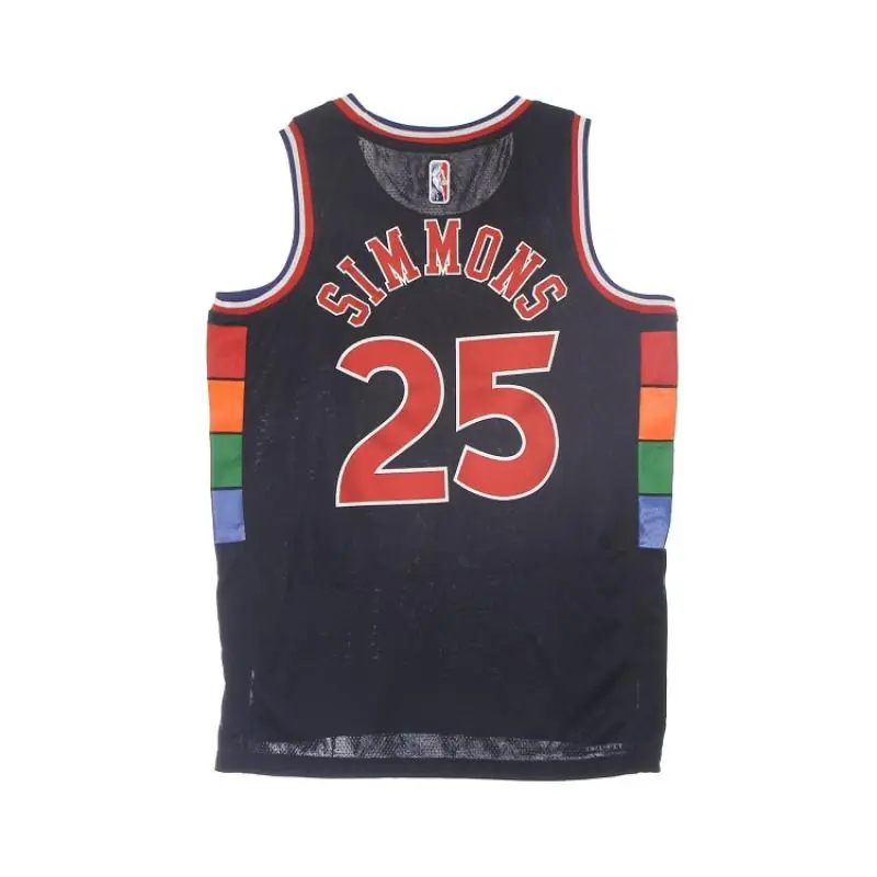 Nike NBA Philadelphia 76ers Ben Simmons 'City Edition Mixtape Jersey/Kosaras Mez - Image 2