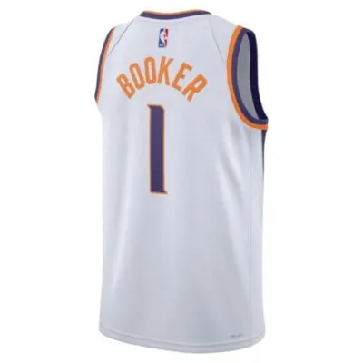 Nike NBA Phoeniy Suns Devin Booker Association Edition 2022/23 Swingman Jersey White - Image 2
