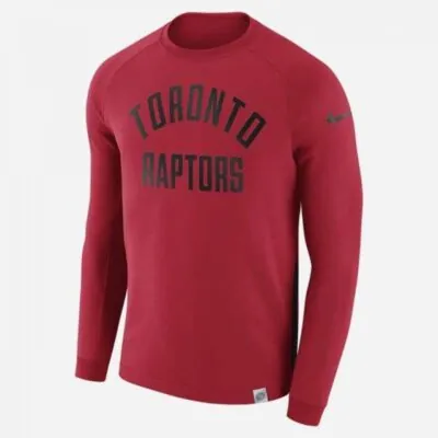Nike NBA Toronto Raptors Modern Long-Sleeve Crew - University Red/ University Red