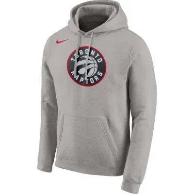 Nike NBA Toronto Raptors PO Essential Logo Hoodie - Dark Grey Heather