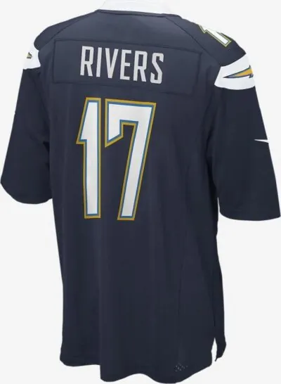 Nike NFL Los Angeles Chargers Philip Rivers Game Jersey - College Navy/ White - Image 2